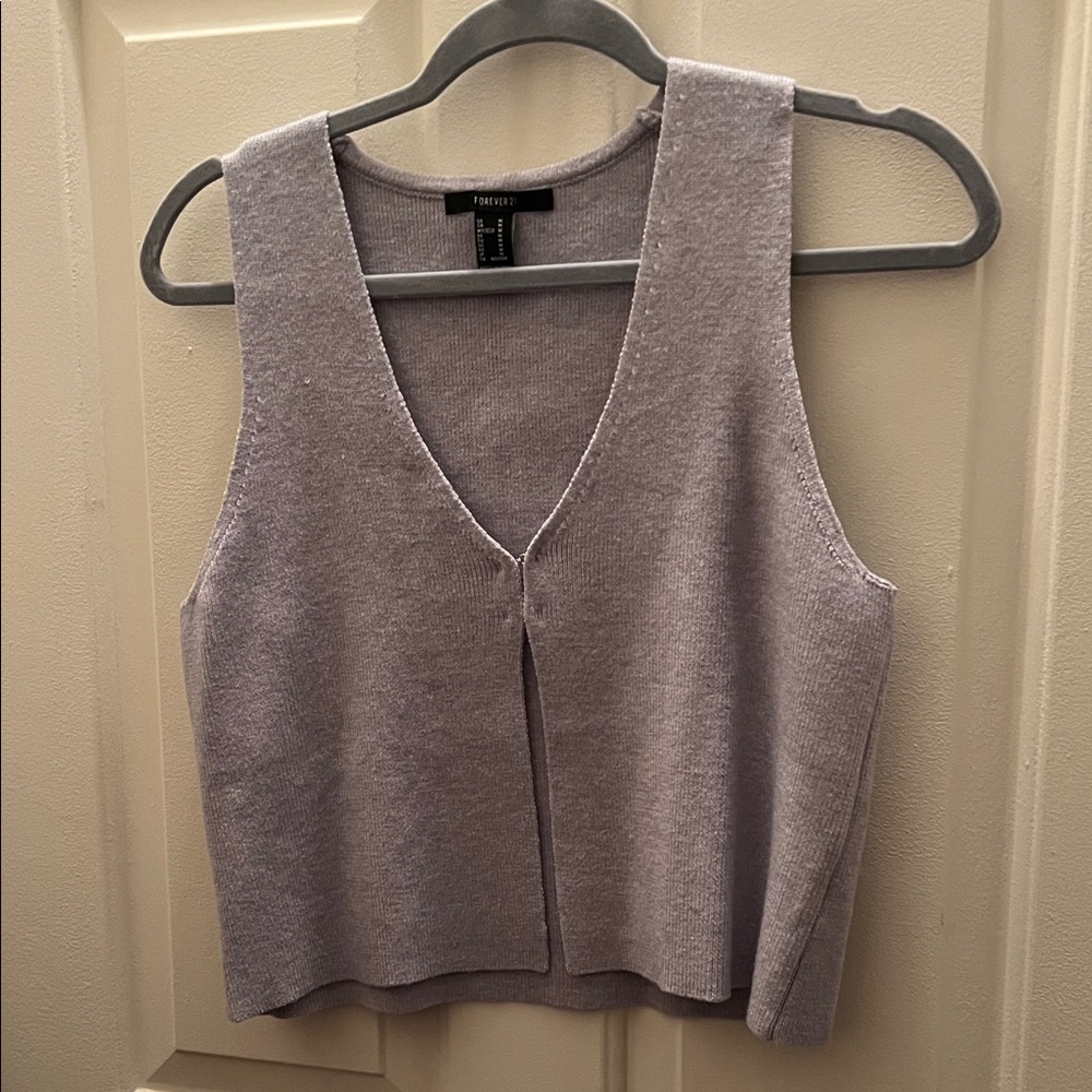 Forever 21 Lavender Knit Tank Top